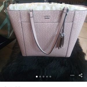 Guess purse pink
